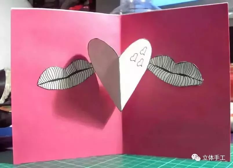 重阳节手工全红色贺卡,重阳节礼物手工贺卡简单又惊喜