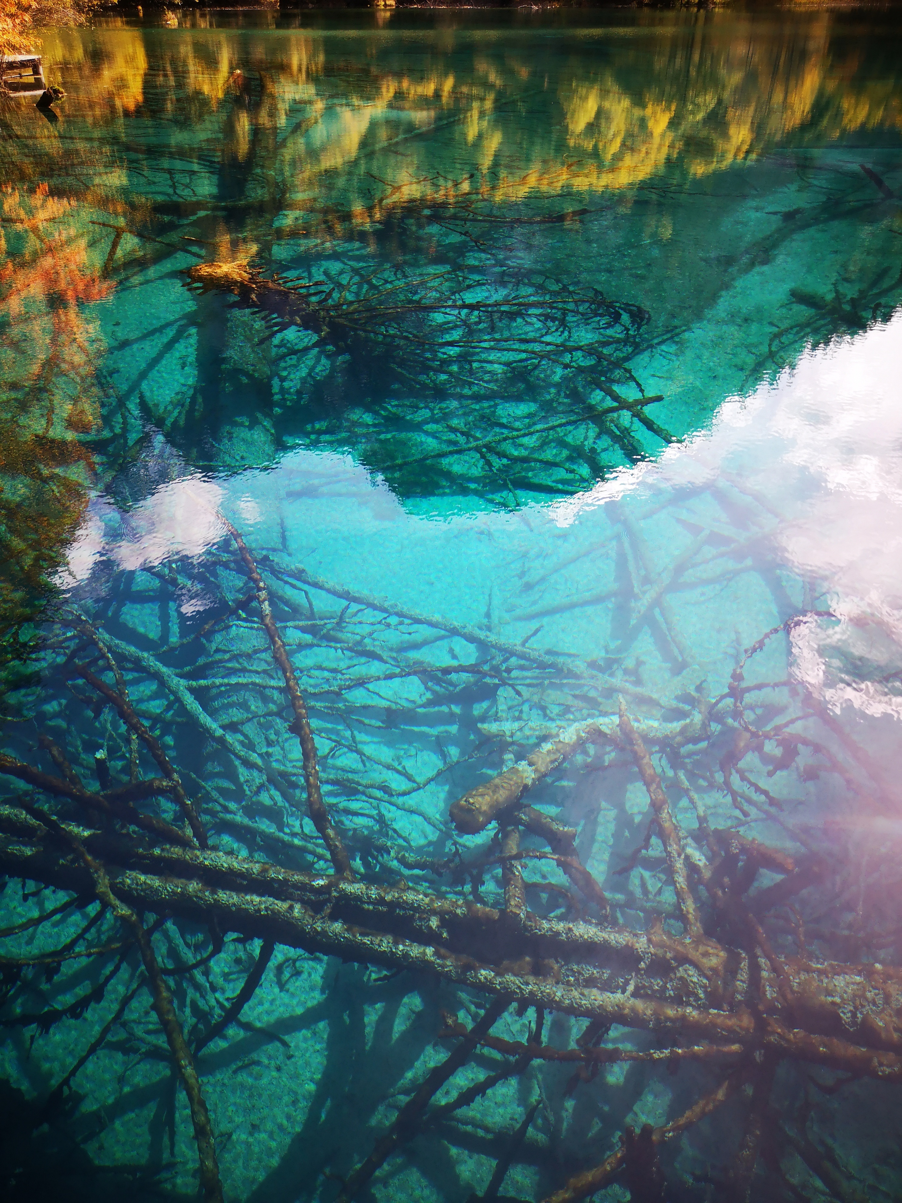 秋天的九寨风景区,秋天的九寨沟风景区山水视频