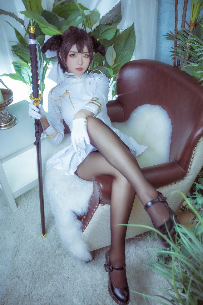 碧蓝航线獒白丝旗cos,碧蓝航线碧蓝cos