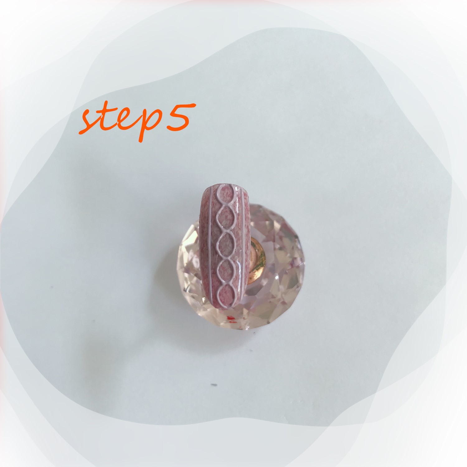 温暖治愈的冬季暖色系美甲,美甲小香风毛衣甲教程