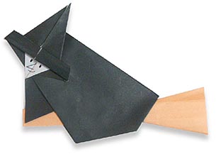 书法折纸方法图解,五角星折纸方法图解