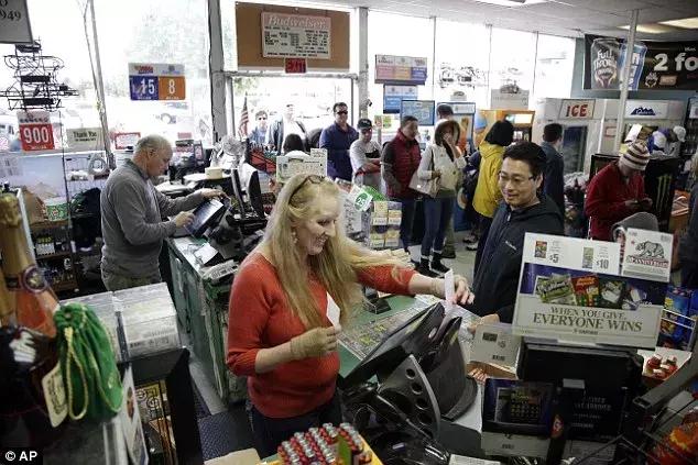 16亿美元美国一彩民独享彩票大奖,美国华人中彩票5.7亿美元