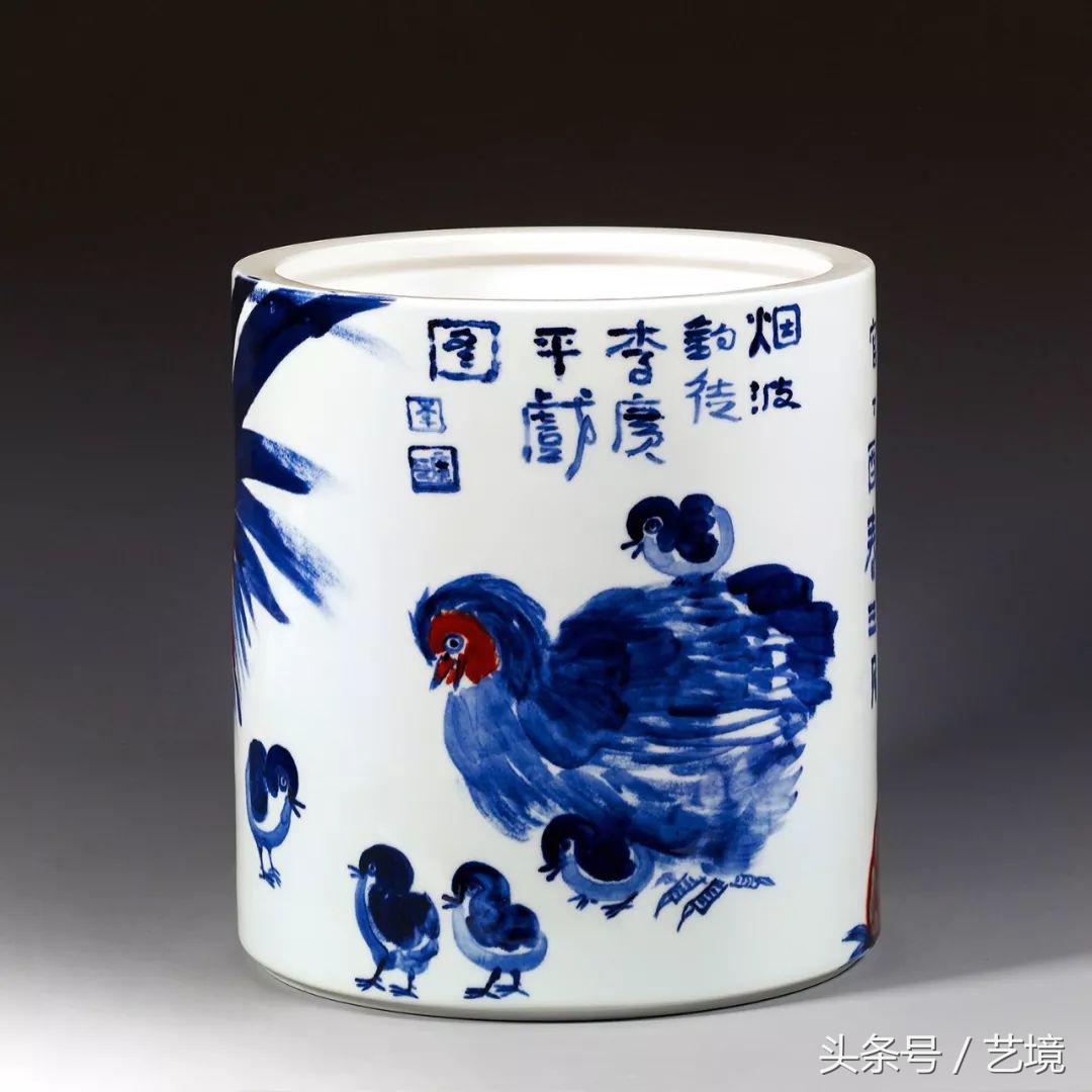 古涧一枝梅原文,梅兰竹菊手绘釉上彩瓷板画