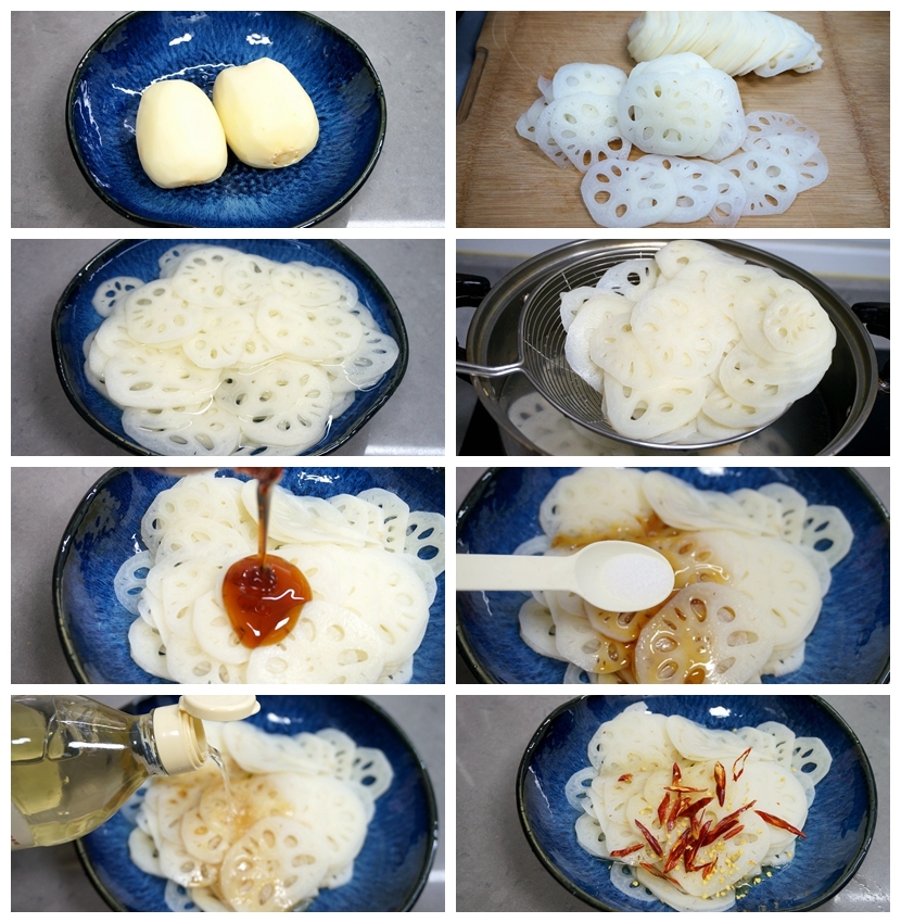 鲜藕怎样泡又白又脆,切莲藕不发黑的做法