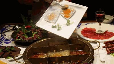 降温的第一锅简易海鲜火锅,降温的第一顿羊肉火锅