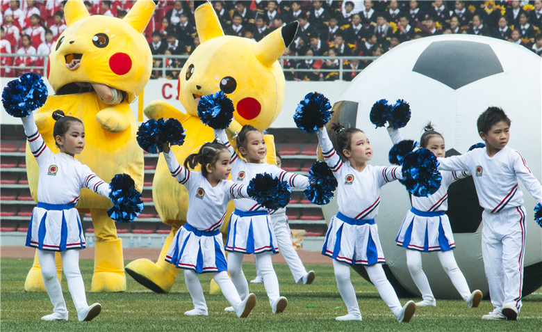 三门峡市第三中学运动会开幕式,三门峡市新时代精英学校运动会