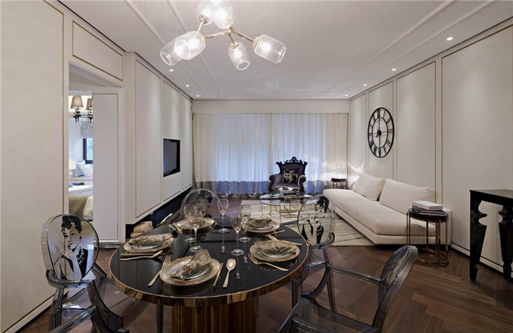 唐山57平米二室一厅装修效果图,唐山58平小户型装修两室一厅案例