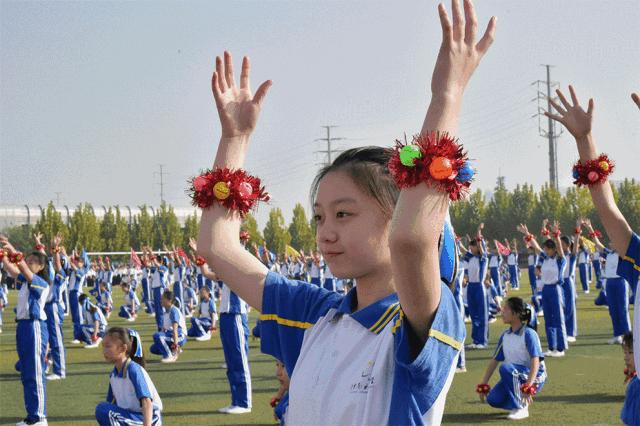 渭南桃园小学运动会开幕式,渭南小学生运动会开幕式
