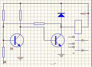最简单直流电机驱动电路原理图,直流12伏变成直流5伏电路图
