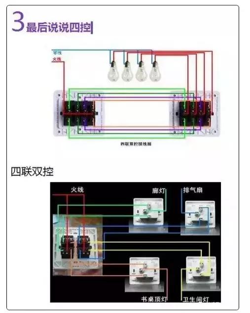 照明导线根数怎么看图解,照明灯具导线根数都是什么线