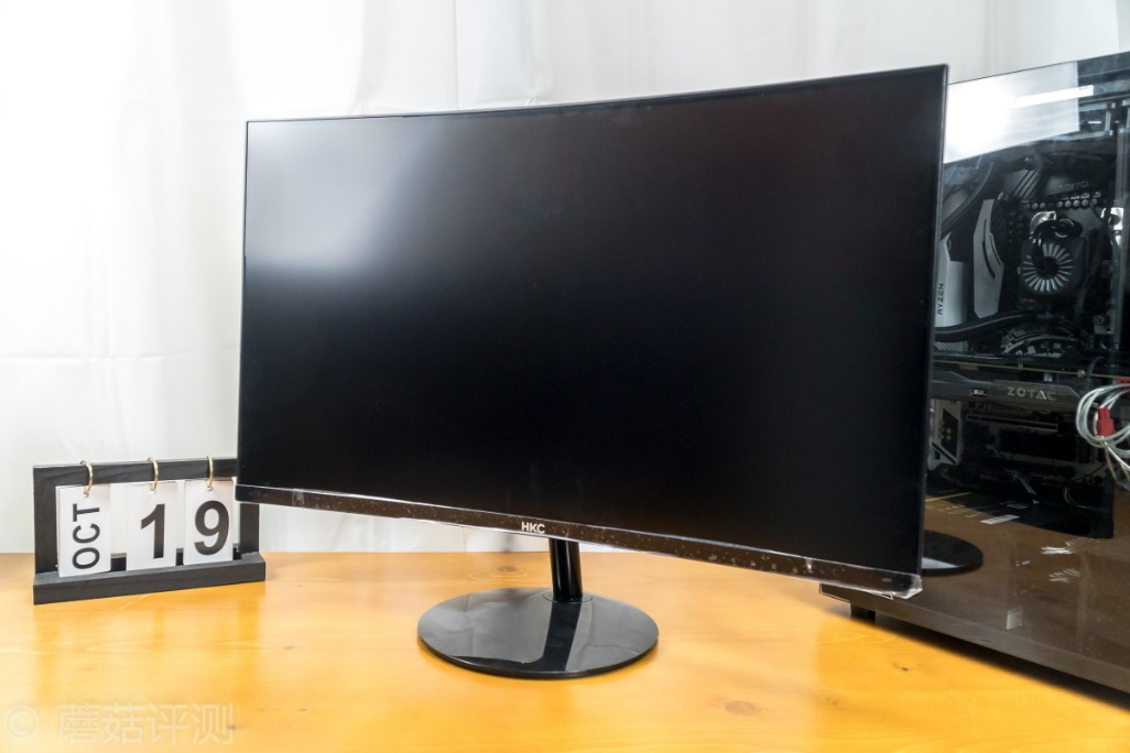 惠科27寸曲面显示器c270w拆解,惠科27qc显示器评测