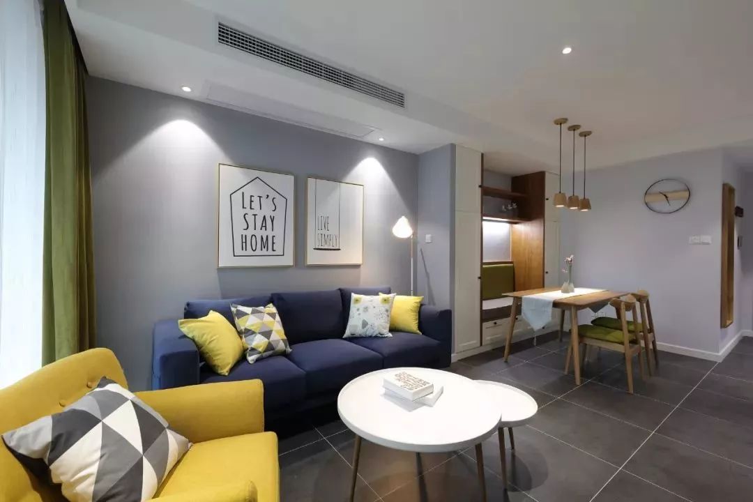 灰色哑光地砖800*800铺贴效果,暖灰色地砖装修效果图现代简约