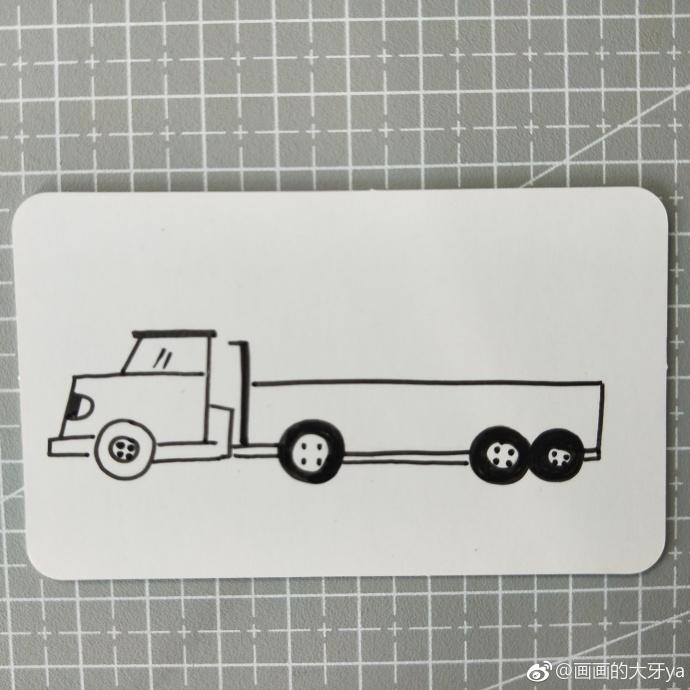 车简笔画救护车,怎么画救护车儿童简笔画