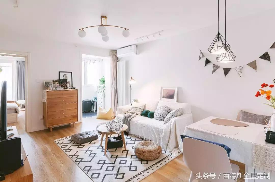 北京夫妻48平方小户型6万改造,东北老破小45平小户型装修改造