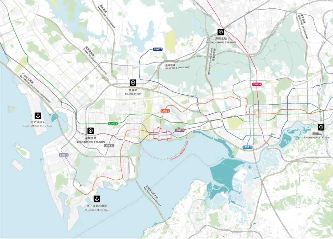 深圳湾超级总部基地绿化,深圳湾超级基地