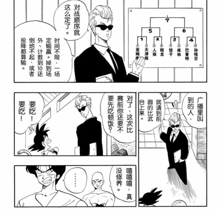龙珠武道大会裁判有多强,龙珠中的第一武道会