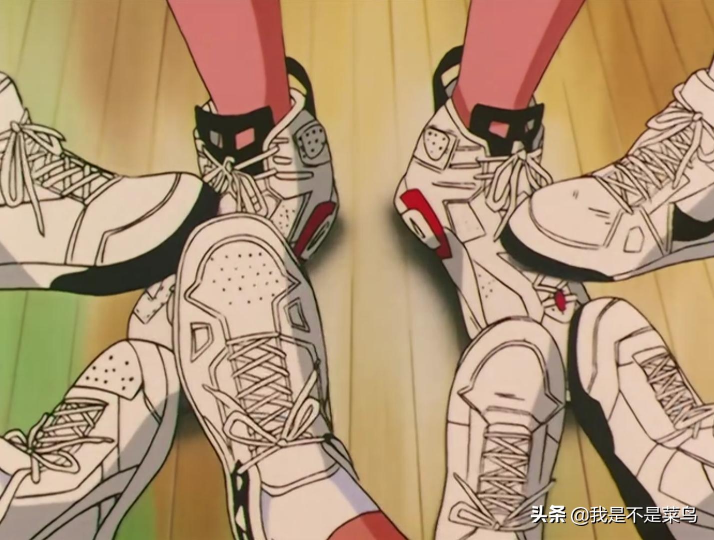 灌篮高手踩新鞋,刚买的篮球鞋被踩