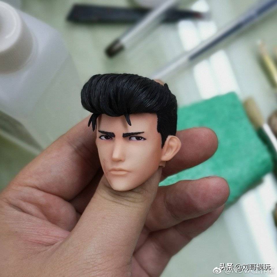 灌篮高手樱木花道可动人偶,灌篮高手樱木花道寸头手办