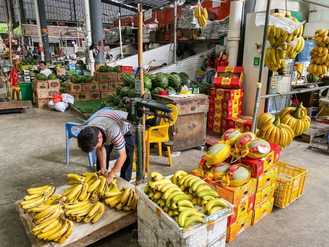 地铁坐到水果市场附近,广州天平架水果市场