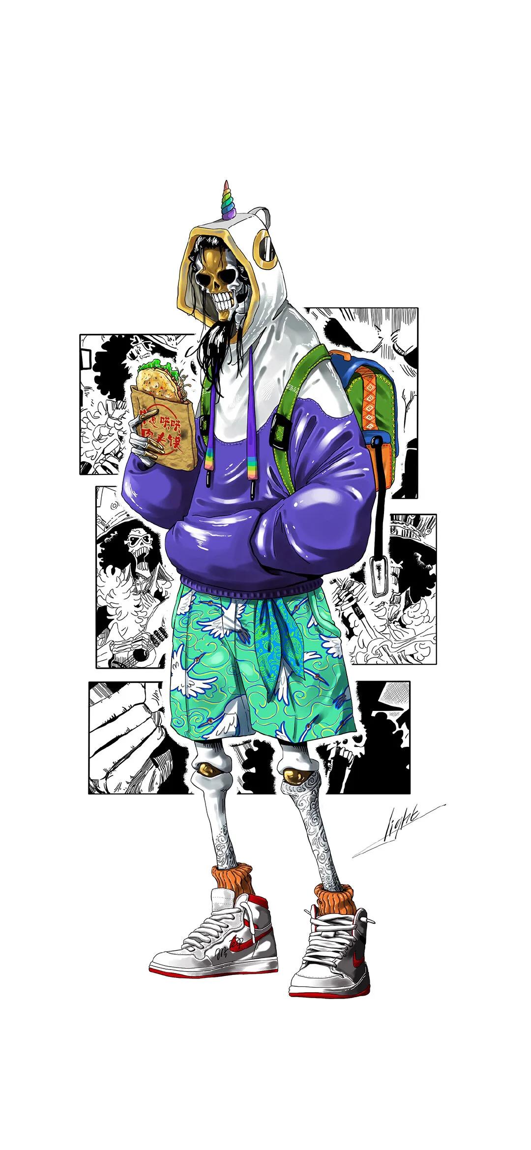 潮流动态壁纸海贼王,手机壁纸海贼王潮牌