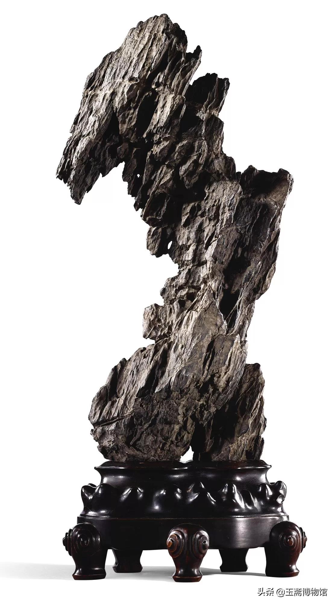 英石扭纹观赏石精品欣赏,观赏石真正的灵璧石精品