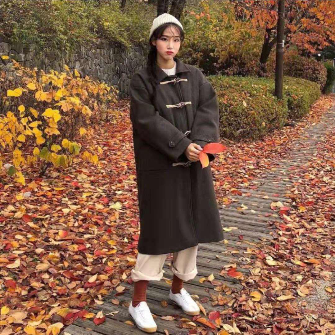 韩国街拍秋季女生穿搭潮,街拍韩国女孩穿搭示范