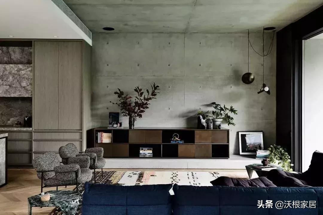 水泥楼板裸出高级感,裸感水泥