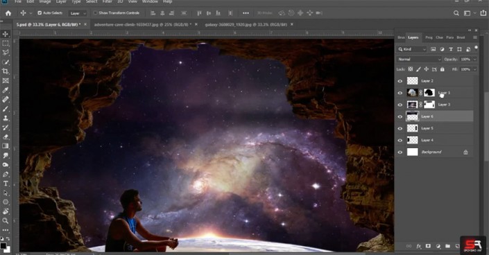 ps人物和风景合成,ps怎么合成有创意的场景