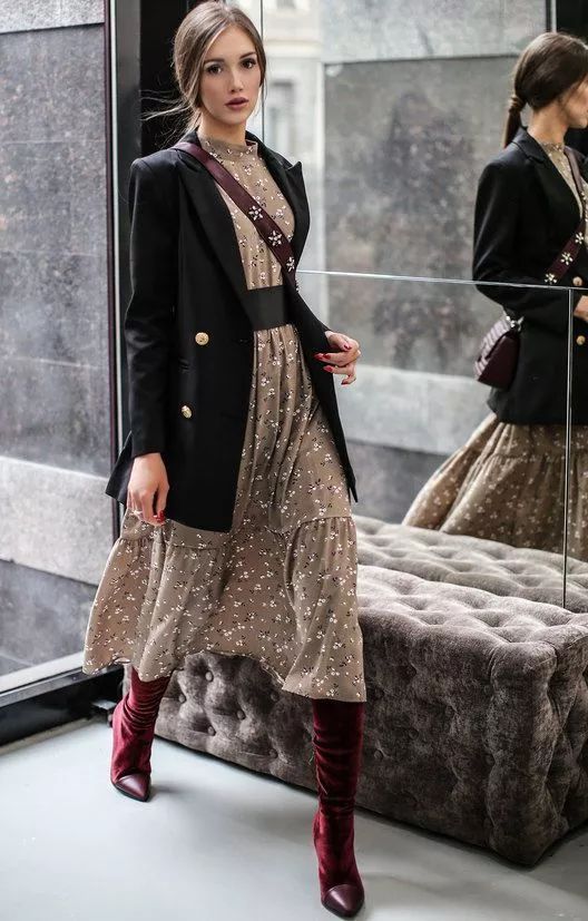 热销爆款必buy单品,秋冬连衣裙显瘦遮肚子外穿