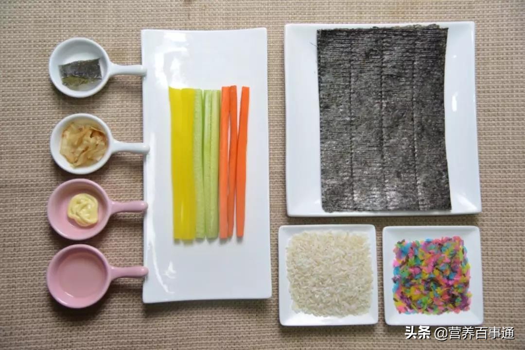 樱花寿司怎么做小孩子都能学会,日式樱花寿司