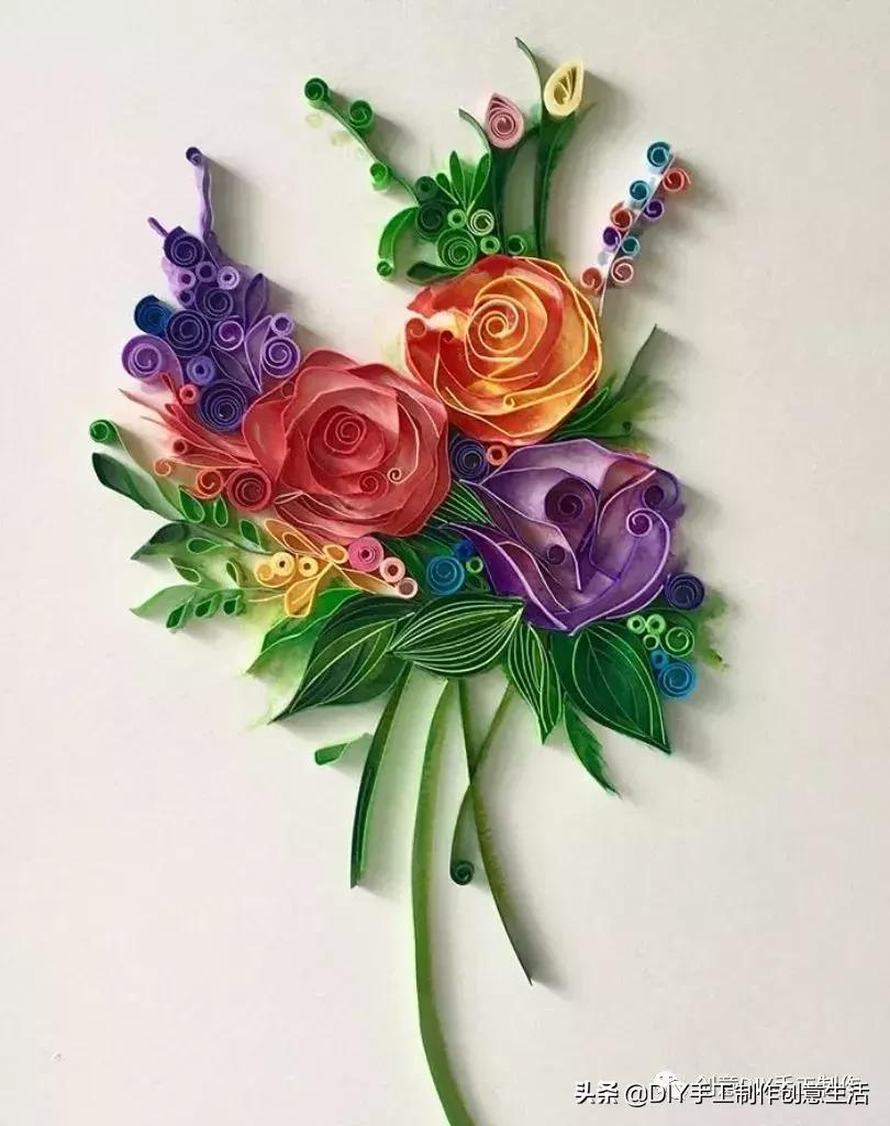 怎么用纸做立体画,用纸做的立体画