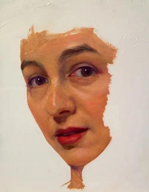 半成品看上去也如此精彩：美国画家路易斯的肖像作品