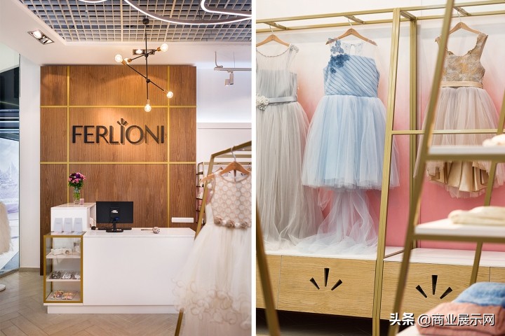 乌克兰FERLIONI女童装品牌店设计