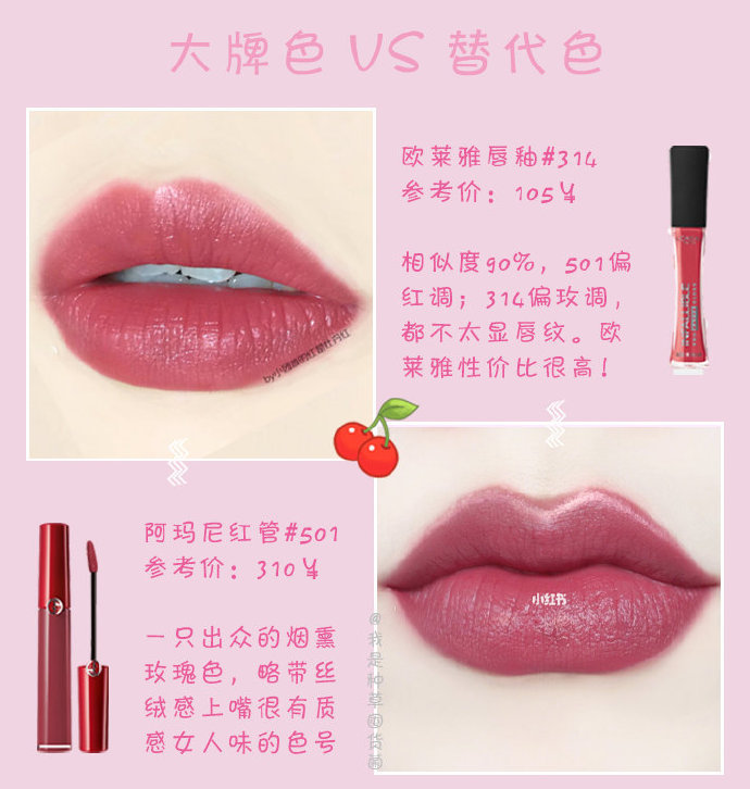 分享一波口红平价替.代口红控果断马了！「酷」