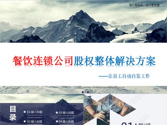 看连锁店如何打造、裂变式合伙人激励机制（绝密珍藏PPT）