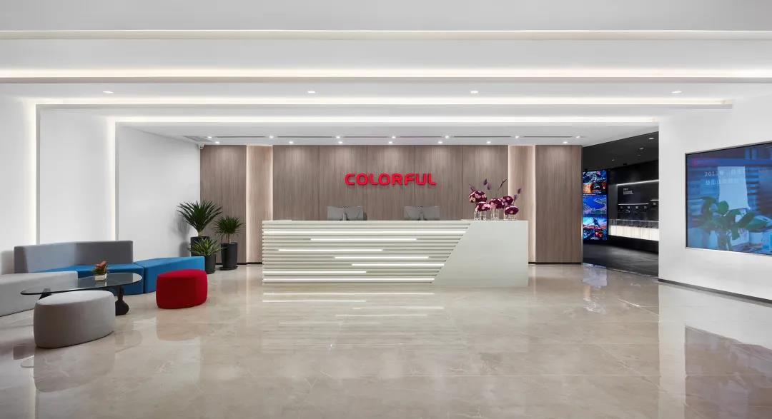 漂亮的前台布置设计图,前台接待台设计效果图