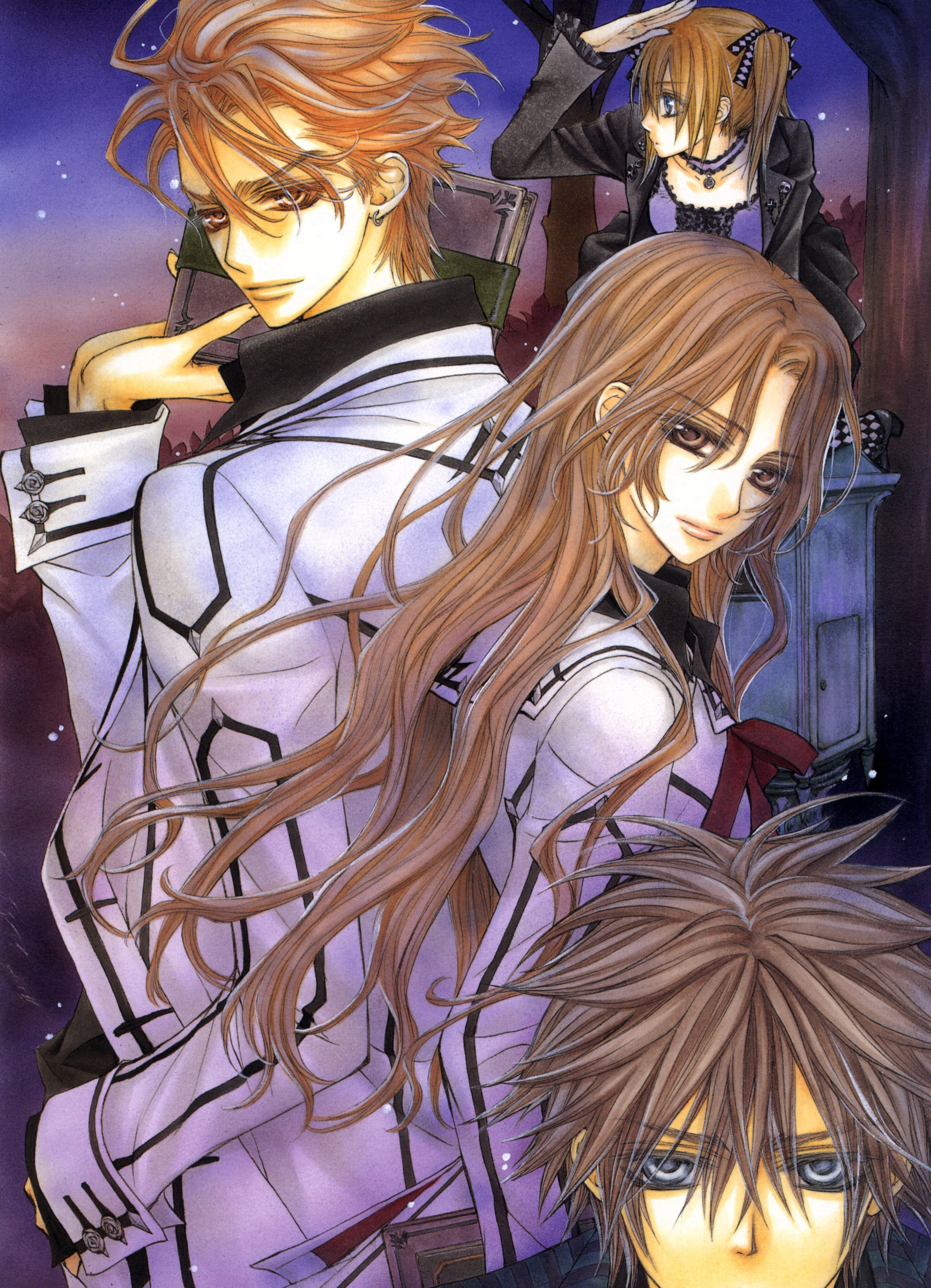 有关帅气吸血鬼的漫画图片,画风超精致的日本吸血鬼漫画