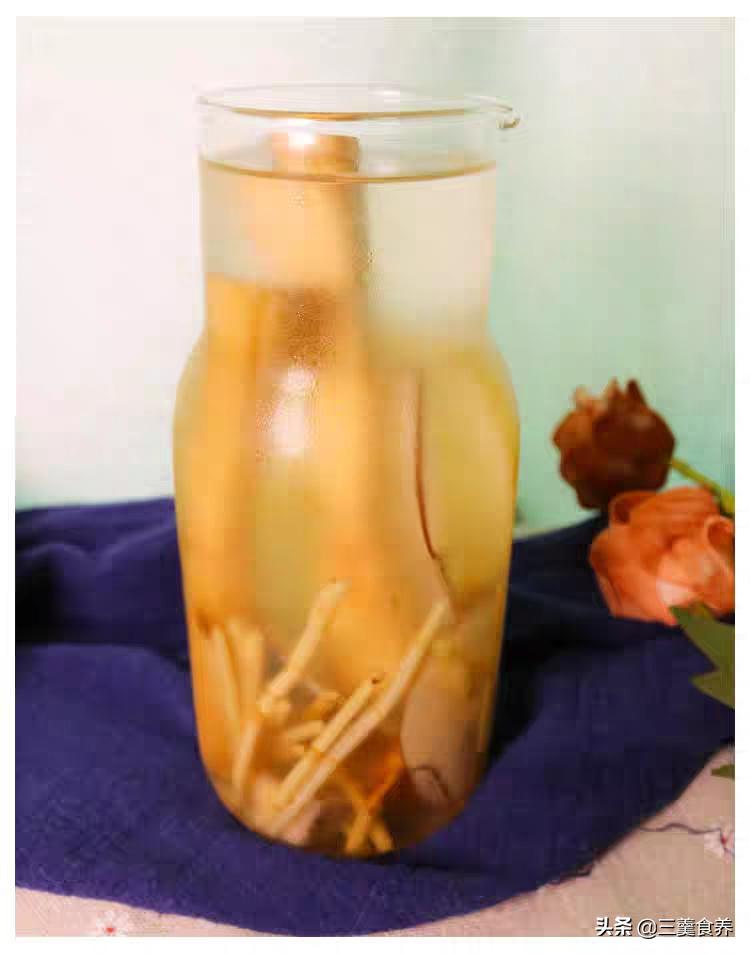 正宗竹蔗茅根雪梨茶大人小孩喝,夏季喝竹蔗茅根水的功效与作用