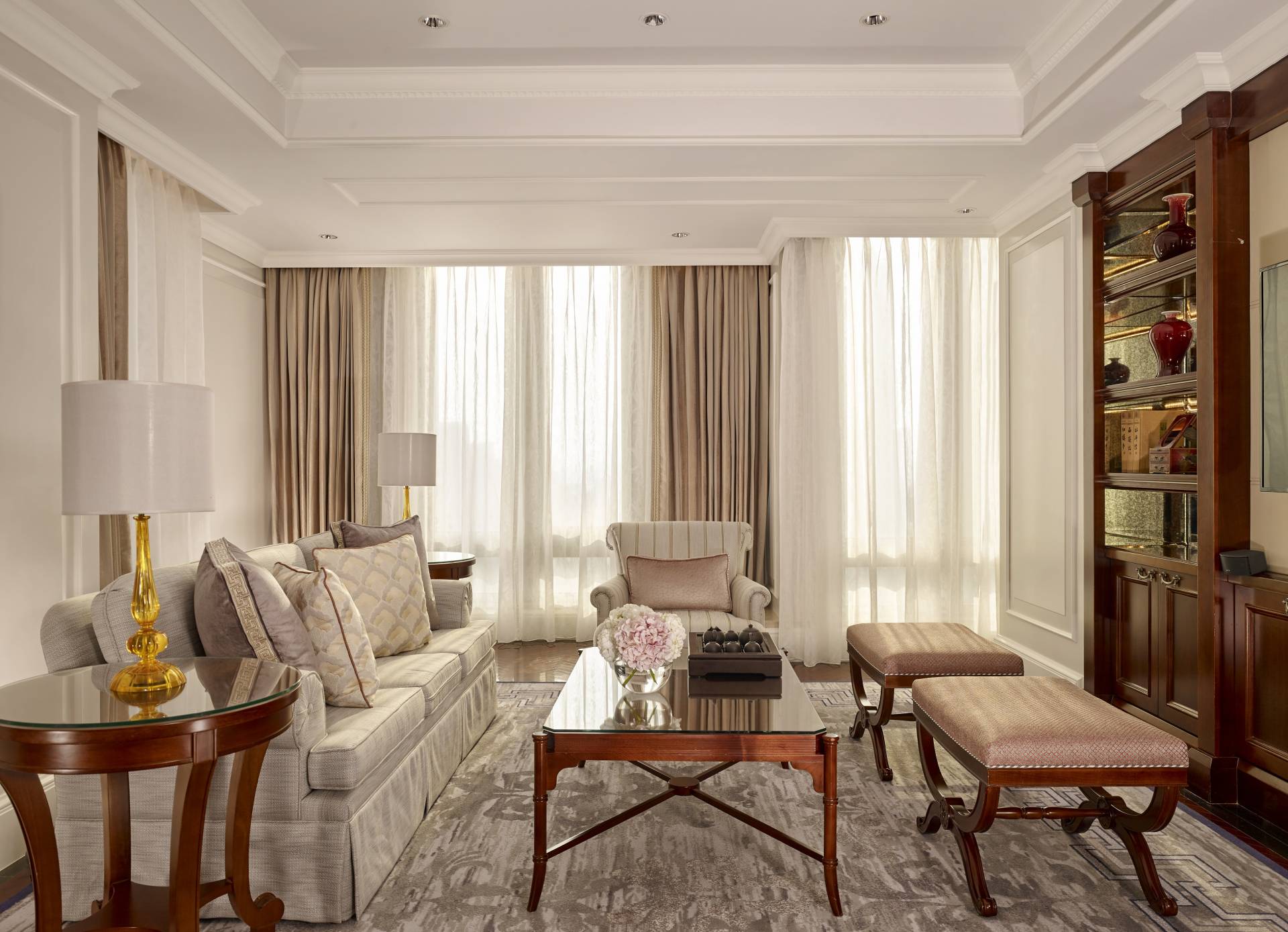 广州富力丽思卡尔顿酒店客房,广州富力丽思卡尔顿酒店设计