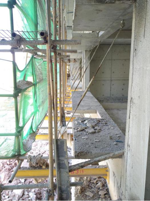 新型悬挑式脚手架施工流程,新型悬挑脚手架孔洞不漏水