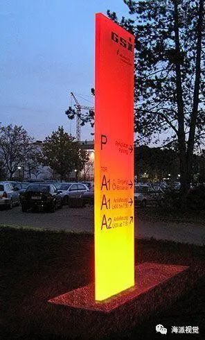 标识牌美观和实用,标识牌实景效果