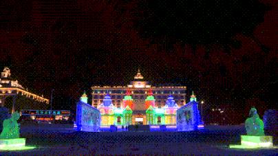 满洲里第十九届俄罗斯国际冰雪节,满洲里冰雪节2023开幕式