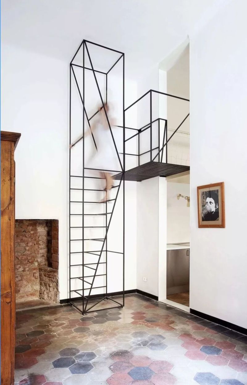 45层楼梯设计,45平方跃层楼梯设计