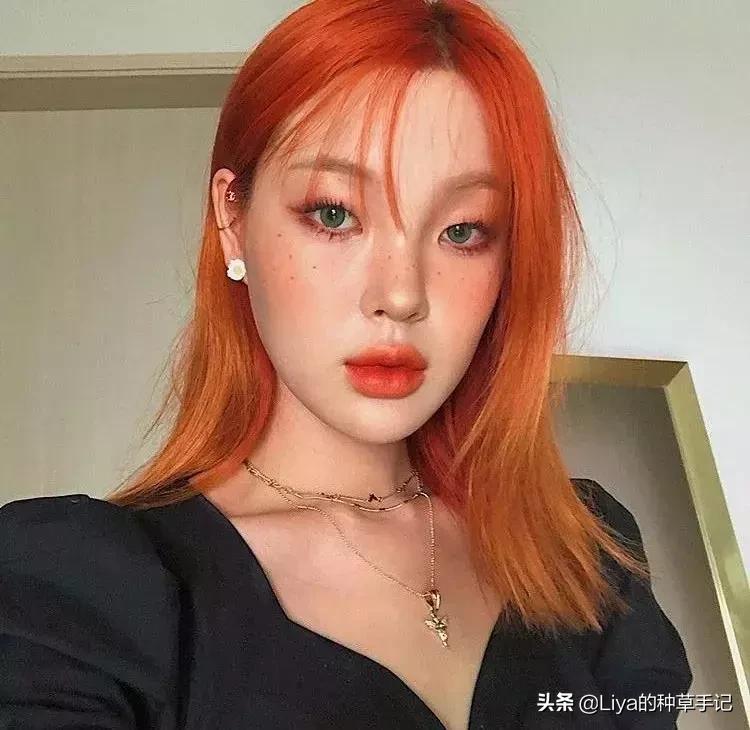 2023年脏橘色,今年火爆脏橘发色