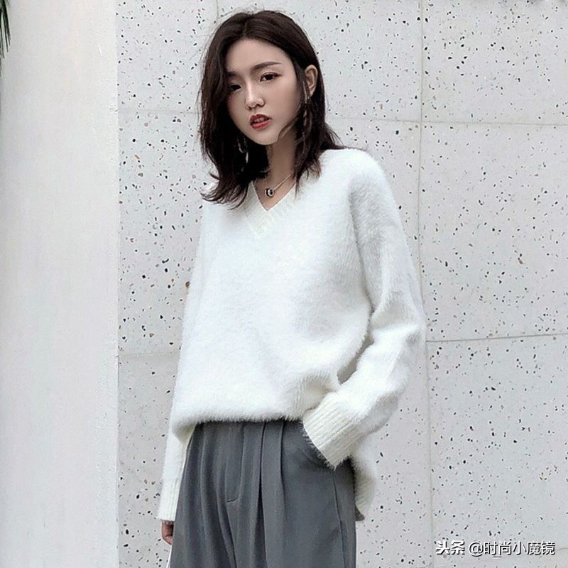 70至80岁女装外套半高领打底衫,洋气百搭打底衫两件装