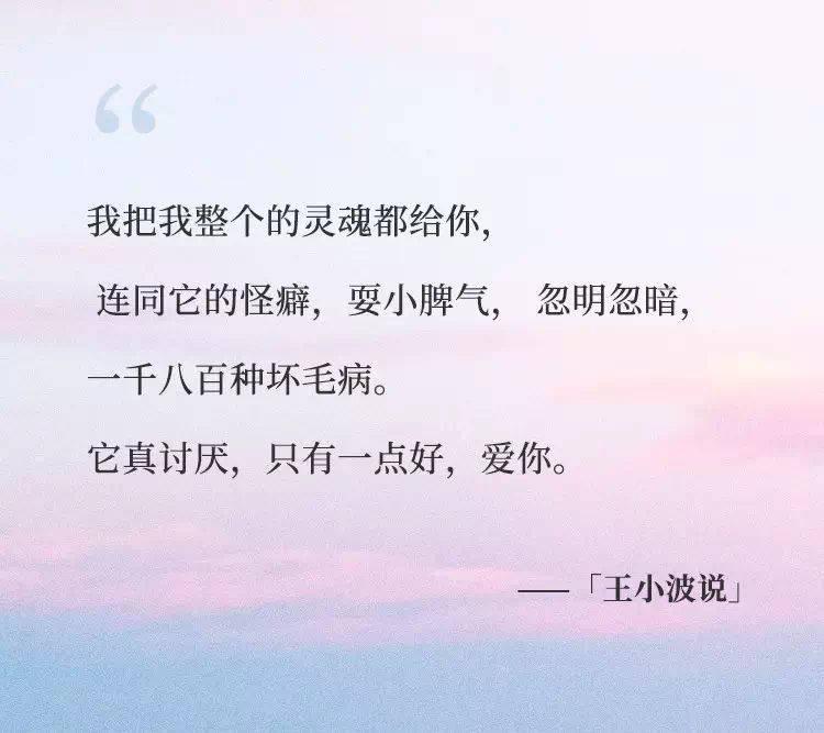 王小波是个可爱的人,王小波的爱是什么样子