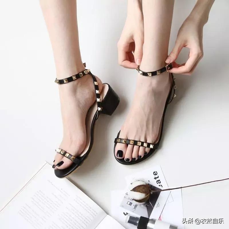 夏季高跟水钻厚底凉鞋,水钻高跟凉鞋好看
