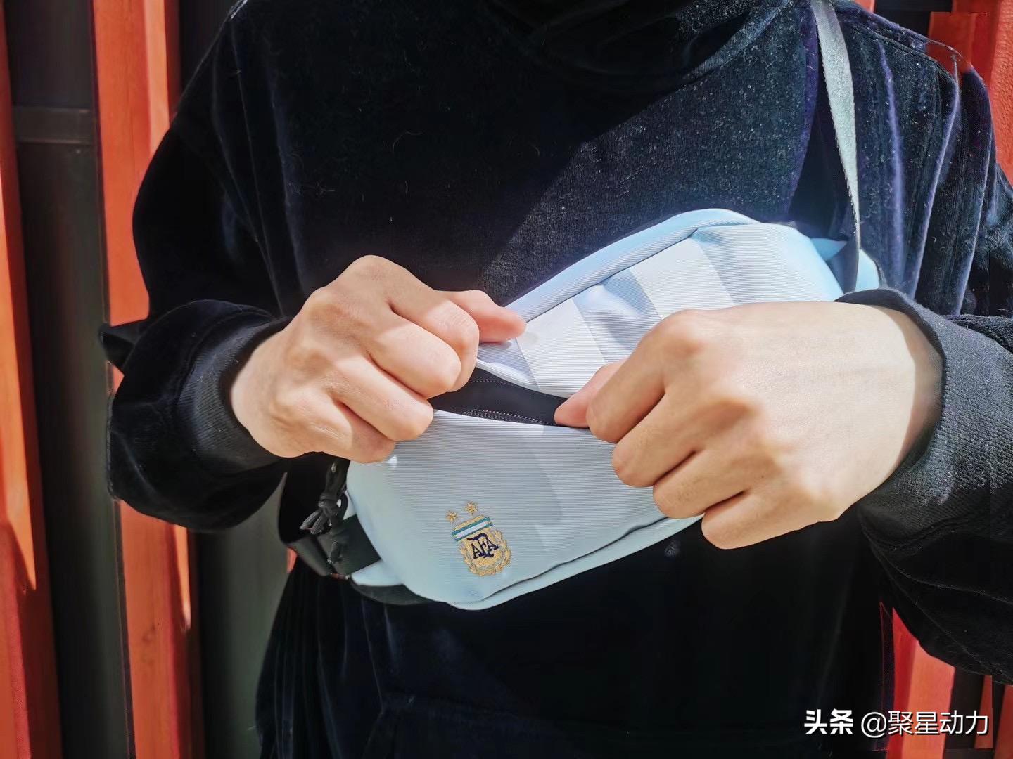 梅西球迷必备东西,梅西阿根廷斜挎包