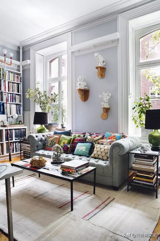 电视背景墙与沙发墙不对称效果图,现在装修沙发背景墙流行什么风格