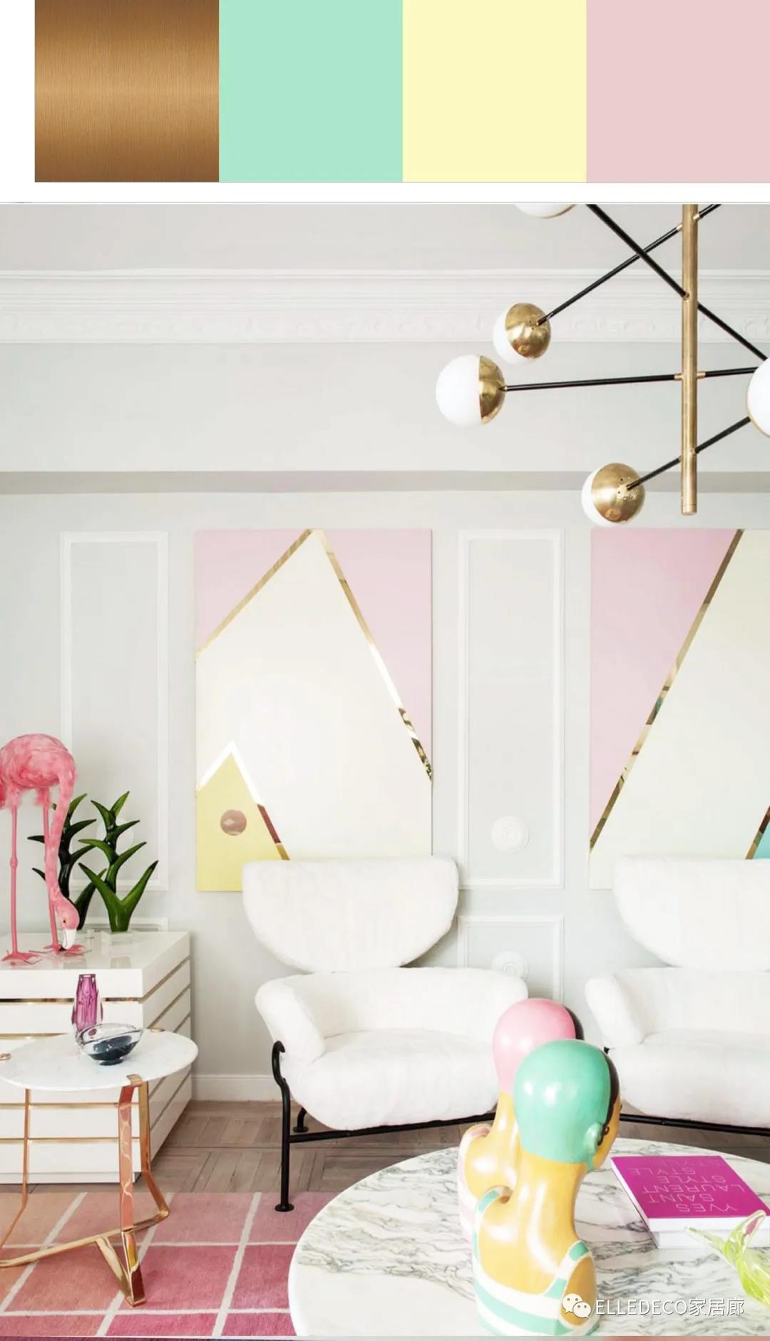 马卡龙色系色块搭配,马卡龙色系怎么搭配